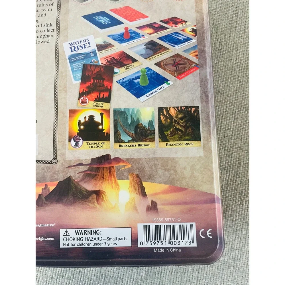 Forbidden Island Board Game Gamewright 2010 Cooperative Family Strategy Complete